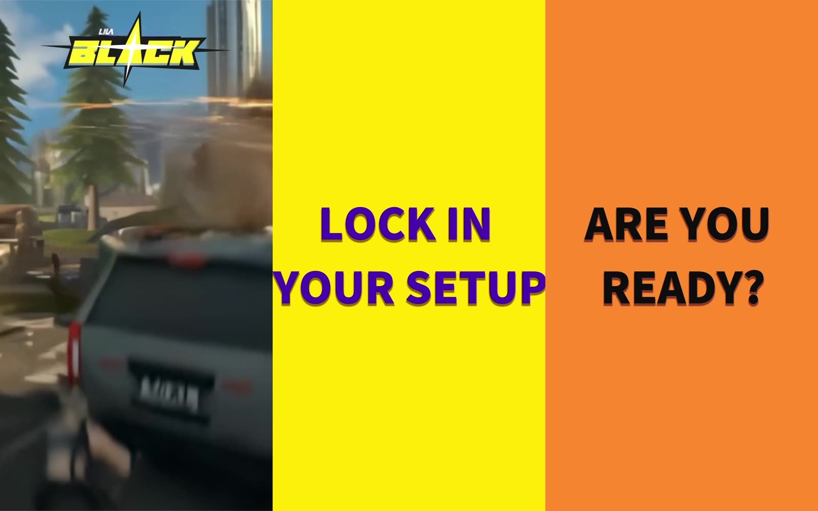 Black — Lock In Your Setup — Motion Typography
