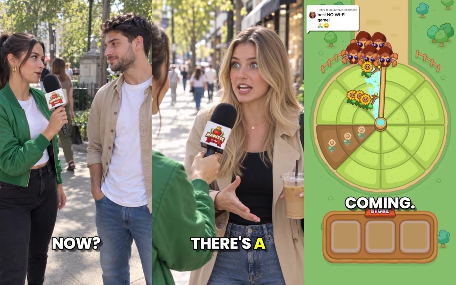 Harvest King — Street Interview UGC Concept